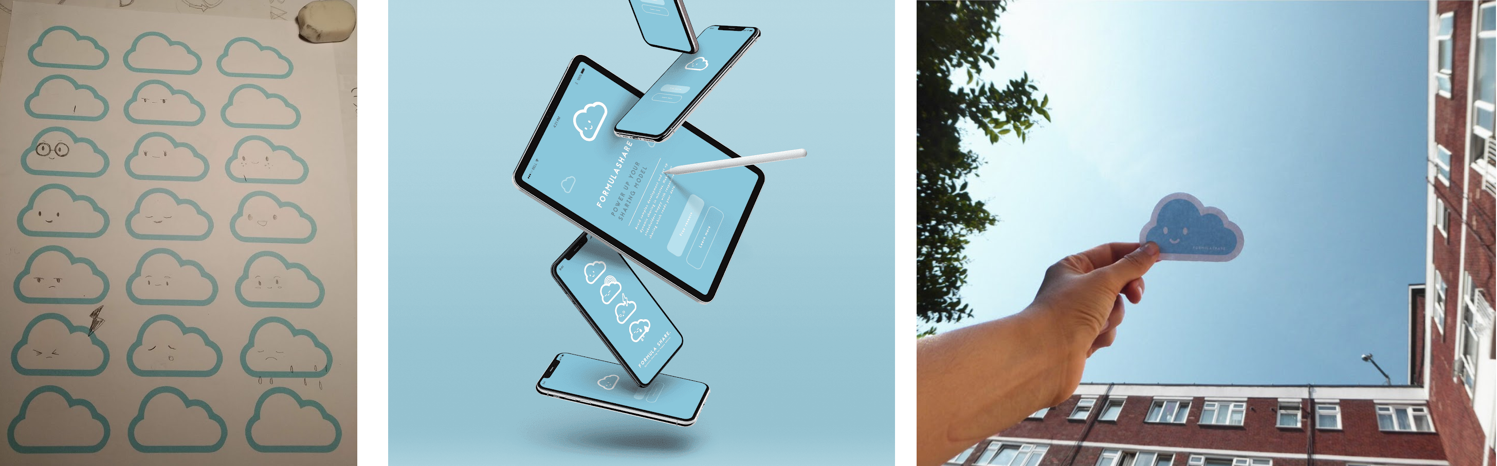 Images of designs in progress