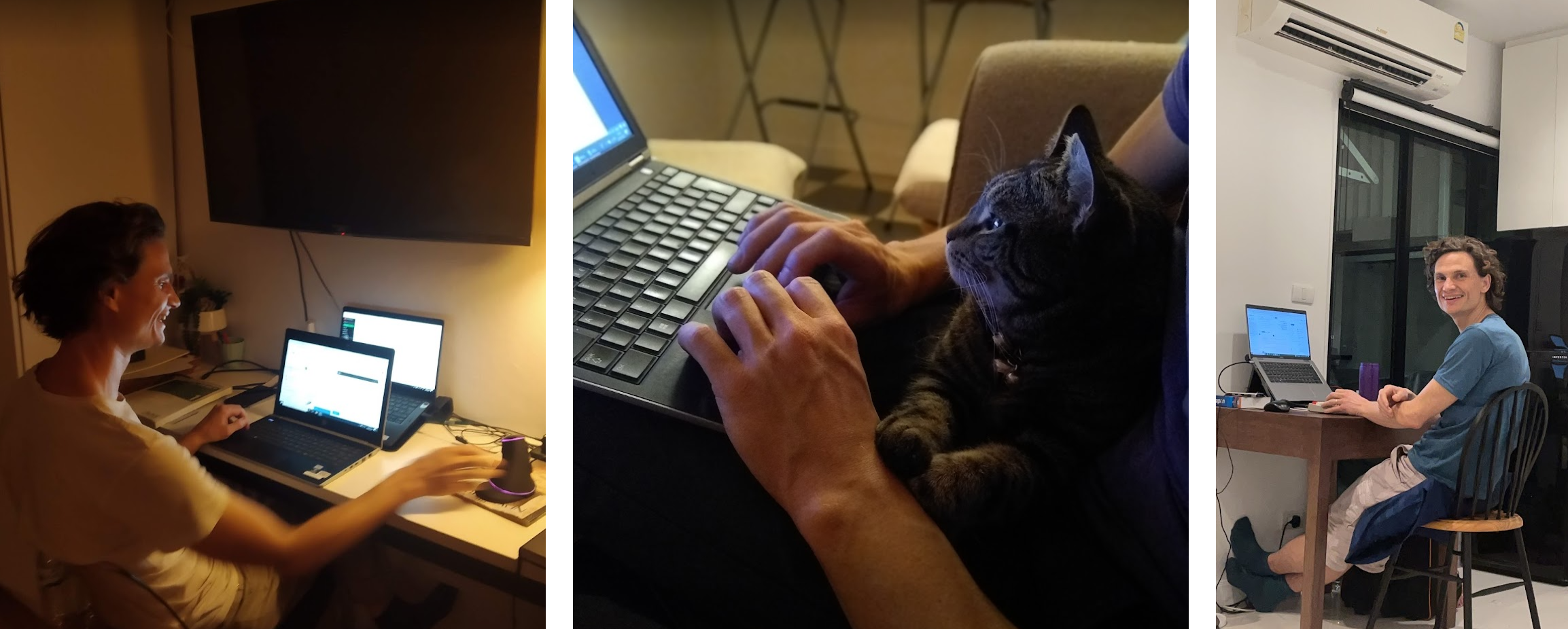 Images of working on FormulaShare